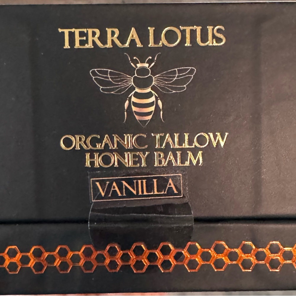 Terra Lotus Tallow Honey Balm Vanilla 4 oz Made in USA Organic